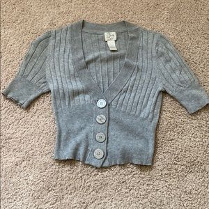 Grey cardigan